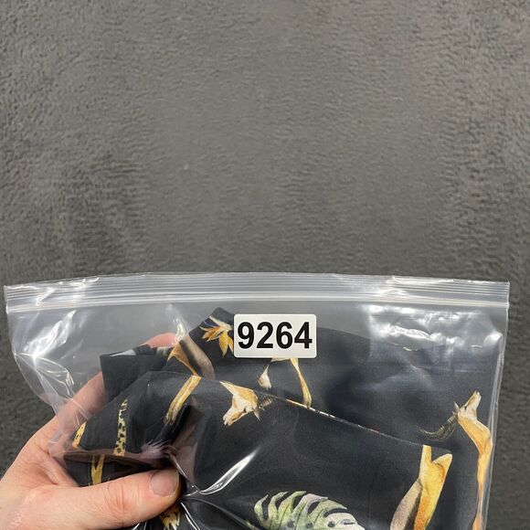 RSVLTS Shirt Mens XL Black Cheetah Gazelle The Hunt Kingpin Bowling Button Up - Picture 12 of 12